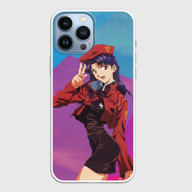 Чехол для iPhone 13 Pro Max с принтом Misato Katsuragi в городе Новоалтайск,  |  | eva | evangelion | katsuragi | misato | misato katsuragi | девушка | ева | евангелион | капитан катсураги | катсураги | кацураги | мисато | мисато катсураги | мисато кацураги | тян | тянка