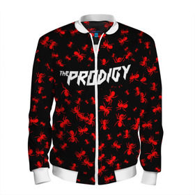 Мужской бомбер 3D с принтом The Prodigy + Спина в городе Новоалтайск, 100% полиэстер | застегивается на молнию, по бокам два кармана без застежек, по низу бомбера и на воротнике - эластичная резинка | die | flint | invaders must die | inviders | keith | keith charles flint | must | prodigy | the prodigy | кит | кит чарльз флинт | продиджи | флинт