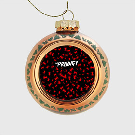 Стеклянный ёлочный шар с принтом The Prodigy + Спина в городе Новоалтайск, Стекло | Диаметр: 80 мм | die | flint | invaders must die | inviders | keith | keith charles flint | must | prodigy | the prodigy | кит | кит чарльз флинт | продиджи | флинт