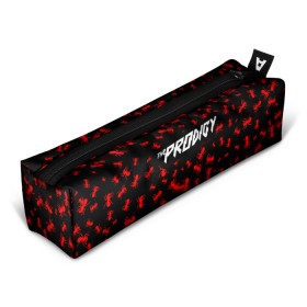 Пенал 3D с принтом The Prodigy + Спина в городе Новоалтайск, 100% полиэстер | плотная ткань, застежка на молнии | die | flint | invaders must die | inviders | keith | keith charles flint | must | prodigy | the prodigy | кит | кит чарльз флинт | продиджи | флинт