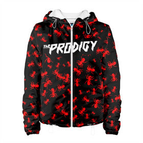 Женская куртка 3D с принтом The Prodigy + Спина в городе Новоалтайск, ткань верха — 100% полиэстер, подклад — флис | прямой крой, подол и капюшон оформлены резинкой с фиксаторами, два кармана без застежек по бокам, один большой потайной карман на груди. Карман на груди застегивается на липучку | die | flint | invaders must die | inviders | keith | keith charles flint | must | prodigy | the prodigy | кит | кит чарльз флинт | продиджи | флинт