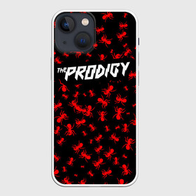 Чехол для iPhone 13 mini с принтом The Prodigy + Спина в городе Новоалтайск,  |  | Тематика изображения на принте: die | flint | invaders must die | inviders | keith | keith charles flint | must | prodigy | the prodigy | кит | кит чарльз флинт | продиджи | флинт