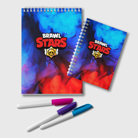 Блокнот с принтом BRAWL STARS SMOKE в городе Новоалтайск, 100% бумага | 48 листов, плотность листов — 60 г/м2, плотность картонной обложки — 250 г/м2. Листы скреплены удобной пружинной спиралью. Цвет линий — светло-серый
 | android | brawl stars | crow | games | leon | mobile game | stars | бравл старс | ворон | игры | леон | мобильные игры
