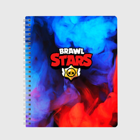 Тетрадь с принтом BRAWL STARS SMOKE в городе Новоалтайск, 100% бумага | 48 листов, плотность листов — 60 г/м2, плотность картонной обложки — 250 г/м2. Листы скреплены сбоку удобной пружинной спиралью. Уголки страниц и обложки скругленные. Цвет линий — светло-серый
 | android | brawl stars | crow | games | leon | mobile game | stars | бравл старс | ворон | игры | леон | мобильные игры