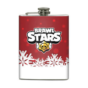 Фляга с принтом Новогодний Brawl Stars в городе Новоалтайск, металлический корпус | емкость 0,22 л, размер 125 х 94 мм. Виниловая наклейка запечатывается полностью | Тематика изображения на принте: brawl | bs | leon | santa | stars | бой | босс | бравл | броубол | бс | год | драка | звезд | клаус | новый | поззи | рождество | санта | сейф | снежинки | старс | узор | цель