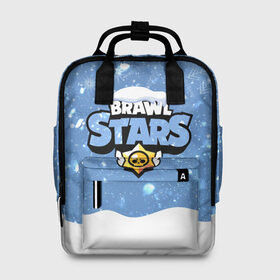 Женский рюкзак 3D с принтом Christmas Brawl Stars в городе Новоалтайск, 100% полиэстер | лямки с регулируемой длиной, сверху ручки, чтобы рюкзак нести как сумку. Основное отделение закрывается на молнию, как и внешний карман. Внутри два дополнительных кармана, один из которых закрывается на молнию. По бокам два дополнительных кармашка, куда поместится маленькая бутылочка
 | Тематика изображения на принте: 2020 | brawl | brawl stars | christmas | leon | new year | stars | бравл старс | брол старс | леон | новогодний | новый год | рождество