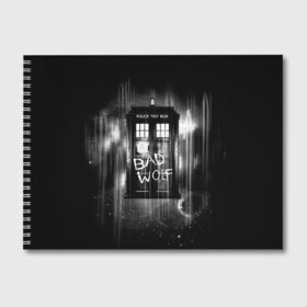 Альбом для рисования с принтом Doctor Who в городе Новоалтайск, 100% бумага
 | матовая бумага, плотность 200 мг. | bbc | dimension | dr who | jenna coleman | jodie whittaker | matt smith | relative | resolution | space | tardis | the doctor | time | галлифрей | джоди уиттакер | доктор кто | тардис