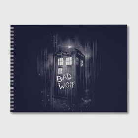 Альбом для рисования с принтом Doctor Who в городе Новоалтайск, 100% бумага
 | матовая бумага, плотность 200 мг. | bbc | dimension | dr who | jenna coleman | jodie whittaker | matt smith | relative | resolution | space | tardis | the doctor | time | галлифрей | джоди уиттакер | доктор кто | тардис