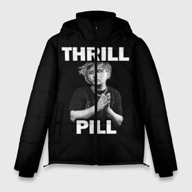 Мужская зимняя куртка 3D с принтом Thrill pill в городе Новоалтайск, верх — 100% полиэстер; подкладка — 100% полиэстер; утеплитель — 100% полиэстер | длина ниже бедра, свободный силуэт Оверсайз. Есть воротник-стойка, отстегивающийся капюшон и ветрозащитная планка. 

Боковые карманы с листочкой на кнопках и внутренний карман на молнии. | pill | thrill | thrill pill | пилл | тимур самедов | трилл | трилл пилл