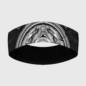Повязка на голову 3D с принтом Asking Alexandria в городе Новоалтайск,  |  | asking alexandria | аскинг александриа | группы | метал | музыка | рок | хэви метал | электроникор