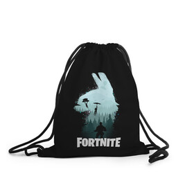 Рюкзак-мешок 3D с принтом Fortnite в городе Новоалтайск, 100% полиэстер | плотность ткани — 200 г/м2, размер — 35 х 45 см; лямки — толстые шнурки, застежка на шнуровке, без карманов и подкладки | battle | drift | epic | fortnite | game | gamer | games | lama | royale | save | soldier | world | битва | дрифт | игра | киберспорт | королевская | лама | солдат | фортнайт
