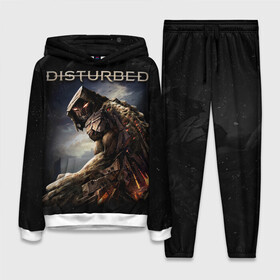 Женский костюм 3D (с толстовкой) с принтом Disturbed в городе Новоалтайск,  |  | asylum | disturbed | heavy metal | immortalized | the guy | the lost children | группы | метал | рок