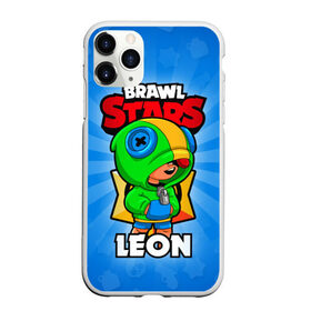 Чехол для iPhone 11 Pro матовый с принтом BRAWL STARS LEON в городе Новоалтайск, Силикон |  | brawl stars | brawl stars leon | brawler | leon | бравл старз | бравлер | леон