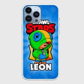 Чехол для iPhone 13 Pro Max с принтом BRAWL STARS LEON в городе Новоалтайск,  |  | Тематика изображения на принте: brawl stars | brawl stars leon | brawler | leon | бравл старз | бравлер | леон