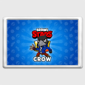 Магнит 45*70 с принтом BRAWL STARS CROW в городе Новоалтайск, Пластик | Размер: 78*52 мм; Размер печати: 70*45 | Тематика изображения на принте: brawl stars | brawl stars crow | brawler | crow | бравл старз | бравлер | ворон