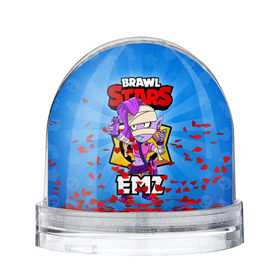 Снежный шар с принтом BRAWL STARS EMZ в городе Новоалтайск, Пластик | Изображение внутри шара печатается на глянцевой фотобумаге с двух сторон | brawl stars | brawl stars emz | brawler | emz | бравл старз | бравлер | эмз