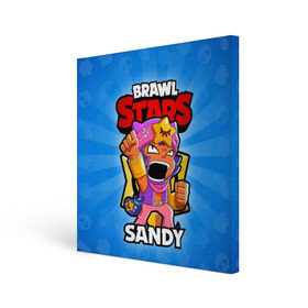 Холст квадратный с принтом BRAWL STARS SANDY в городе Новоалтайск, 100% ПВХ |  | Тематика изображения на принте: brawl stars | brawl stars sandy | brawler | sandy | бравл старз | бравлер | сэнди