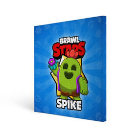Холст квадратный с принтом BRAWL STARS SPIKE в городе Новоалтайск, 100% ПВХ |  | Тематика изображения на принте: brawl stars | brawl stars spike | brawler | spike | бравл старз | бравлер | спайк