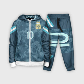 Детский костюм 3D с принтом Messi away Copa America 2020 в городе Новоалтайск,  |  | barcelona | champions | league | lionel | messi | spain | tdrfifa19 | барселона | испания | лига | лионель | месси | чемпионов