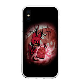 Чехол для iPhone XS Max матовый с принтом Hazbin Hotel в городе Новоалтайск, Силикон | Область печати: задняя сторона чехла, без боковых панелей | Тематика изображения на принте: hazbin hotel | hell | ад | ада | аластор | вэгги | отель хазбин | пасхалки | рай | тайны | чарли