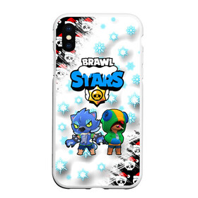 Чехол для iPhone XS Max матовый с принтом Новогодний Brawl Stars Two Leon в городе Новоалтайск, Силикон | Область печати: задняя сторона чехла, без боковых панелей | Тематика изображения на принте: brawl stars | brawl stars 8 bit | brawl stars crow | brawl stars crow phoenix | brawl stars l | brawl stars leon | brawl stars leon shark | brawl stars nita | brawl stars robot spike | brawl stars spike | бравл старс | бравла старс | браво с