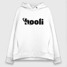 Женское худи Oversize хлопок с принтом Силиконовая долина Hooli в городе Новоалтайск, френч-терри — 70% хлопок, 30% полиэстер. Мягкий теплый начес внутри —100% хлопок | боковые карманы, эластичные манжеты и нижняя кромка, капюшон на магнитной кнопке | hbo | hooli | silicon valley | кремниевая долина | сериал | силиконовая долина