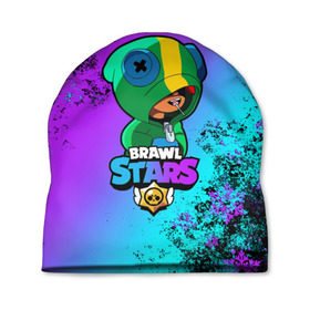 Шапка 3D с принтом Новогодний Brawl Stars LEON в городе Новоалтайск, 100% полиэстер | универсальный размер, печать по всей поверхности изделия | brawl | brawl stars | crow | leon | stars | бравл | бравл старс | браво старс | игра | компьютерная | кров | леон | новогодний | новый год | онлайн | с новым годом | снежинки | старс