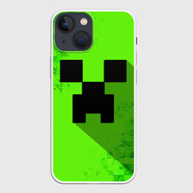 Чехол для iPhone 13 mini с принтом MINECRAFT в городе Новоалтайск,  |  | game | minecraft | блоки | игра | квадраты | компьютерная игра | крипер | майнкрафт