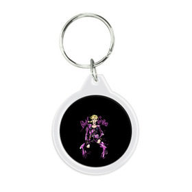Брелок круглый с принтом JoJos Bizarre Adventure в городе Новоалтайск, пластик и полированная сталь | круглая форма, металлическое крепление в виде кольца | adventure | bizarre | joestar | jojo | jojos | jonathan | joseph | joutarou | kuujou | manga | джоджо | джозеф | джонатан | джостар | дзётаро | кудзё | манга | невероятные | приключения