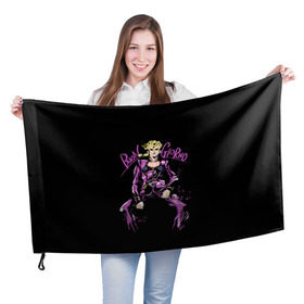 Флаг 3D с принтом JoJos Bizarre Adventure в городе Новоалтайск, 100% полиэстер | плотность ткани — 95 г/м2, размер — 67 х 109 см. Принт наносится с одной стороны | adventure | bizarre | joestar | jojo | jojos | jonathan | joseph | joutarou | kuujou | manga | джоджо | джозеф | джонатан | джостар | дзётаро | кудзё | манга | невероятные | приключения