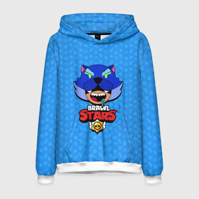 Мужская толстовка 3D с принтом Brawl Stars Leon в городе Новоалтайск, 100% полиэстер | двухслойный капюшон со шнурком для регулировки, мягкие манжеты на рукавах и по низу толстовки, спереди карман-кенгуру с мягким внутренним слоем. | bo | brawl | brock | bull | colt | dynamike | elprimo | jessie | leon | moba | nita | shelly | stars | бо | брок | булл | джесси | динамайк | кольт | леон | нита | шелли | эльпримо