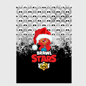 Скетчбук с принтом BRAWL STARS LEON НОВОГОДНИЙ в городе Новоалтайск, 100% бумага
 | 48 листов, плотность листов — 100 г/м2, плотность картонной обложки — 250 г/м2. Листы скреплены сверху удобной пружинной спиралью | 