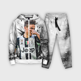 Детский костюм 3D с принтом Пауло Дибала в городе Новоалтайск,  |  | champions | dybala | football | juventus | paulo | paulo dybal | soccer | uefa | world cup | дибала | лига чемпионов | пауло | пауло дибала | футбол | юве | ювентус