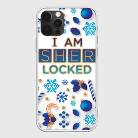 Чехол для iPhone 12 Pro Max с принтом Новогодний Sherlock в городе Новоалтайск, Силикон |  | 221b | bbc | benedict cumberbatch | john watson | mark gatiss | martin freeman | sherlock holmes | steven moffat | бейкер | джон ватсон | мориарти | стрит | шерлок
