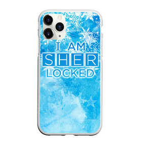 Чехол для iPhone 11 Pro Max матовый с принтом Новогодний Sherlock в городе Новоалтайск, Силикон |  | 221b | bbc | benedict cumberbatch | john watson | mark gatiss | martin freeman | sherlock holmes | steven moffat | бейкер | джон ватсон | мориарти | стрит | шерлок