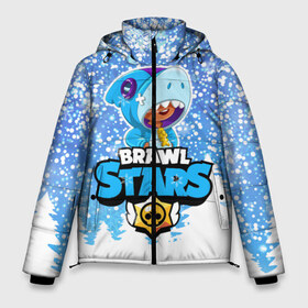Мужская зимняя куртка 3D с принтом Brawl Stars Leon Shark в городе Новоалтайск, верх — 100% полиэстер; подкладка — 100% полиэстер; утеплитель — 100% полиэстер | длина ниже бедра, свободный силуэт Оверсайз. Есть воротник-стойка, отстегивающийся капюшон и ветрозащитная планка. 

Боковые карманы с листочкой на кнопках и внутренний карман на молнии. | 2020 | brawl | brawl stars | christmas | leon | new year | shark | stars | бравл старс | брол старс | зима | игра | леон | новогодний | новый год | рождество | снег | снежинки | шарк