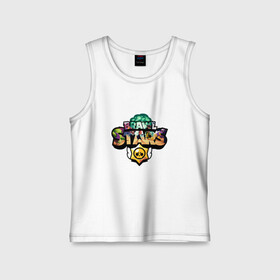 Детская майка хлопок с принтом Brawl Stars в городе Новоалтайск,  |  | brawl stars | bs | bull | clash of clans | clash royale | supercell | биби | бо | брок | булл | ворон. | джесси | динамайк | кольт | леон | мортис | нита | пайпер | поко | рикошет | спайк | эль примо