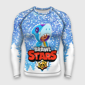 Мужской рашгард 3D с принтом Brawl Stars Леон Шарк в городе Новоалтайск,  |  | 2020 | brawl | brawl stars | christmas | leon | new year | shark | stars | бравл старс | брол старс | зима | игра | леон | новогодний | новый год | рождество | снег | снежинки | шарк