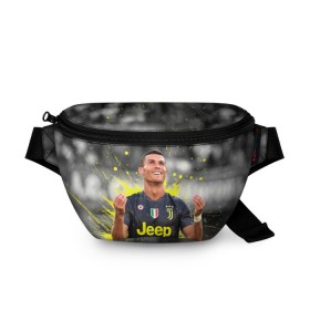 Поясная сумка 3D с принтом Криштиану Роналду Juventus в городе Новоалтайск, 100% полиэстер | плотная ткань, ремень с регулируемой длиной, внутри несколько карманов для мелочей, основное отделение и карман с обратной стороны сумки застегиваются на молнию | champions | cristiano | cristiano ronaldo | football | juventus | ronaldo | soccer | uefa | world cup | криштиану | криштиану роналду | лига чемпионов | роналду | футбол | юве | ювентус