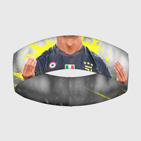 Повязка на голову 3D с принтом Криштиану Роналду Juventus в городе Новоалтайск,  |  | champions | cristiano | cristiano ronaldo | football | juventus | ronaldo | soccer | uefa | world cup | криштиану | криштиану роналду | лига чемпионов | роналду | футбол | юве | ювентус