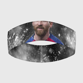 Повязка на голову 3D с принтом Лео Месси в городе Новоалтайск,  |  | barca | barcelona | champions | football | messi | soccer | spain | uefa | world cup | барса | барселона | ла лига | лео месси | лига чемпионов | месси | футбол