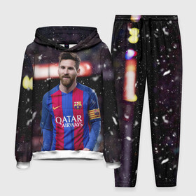 Мужской костюм 3D (с толстовкой) с принтом Leo Messi в городе Новоалтайск,  |  | Тематика изображения на принте: barca | barcelona | champions | football | messi | soccer | spain | uefa | world cup | барса | барселона | ла лига | лео месси | лига чемпионов | месси | футбол