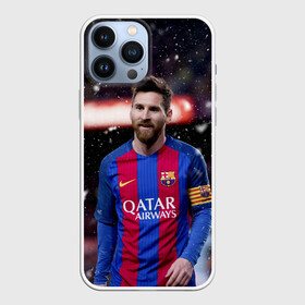 Чехол для iPhone 13 Pro Max с принтом Leo Messi в городе Новоалтайск,  |  | Тематика изображения на принте: barca | barcelona | champions | football | messi | soccer | spain | uefa | world cup | барса | барселона | ла лига | лео месси | лига чемпионов | месси | футбол