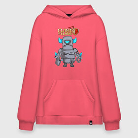 Худи SuperOversize хлопок с принтом Clash of Clans в городе Новоалтайск, 70% хлопок, 30% полиэстер, мягкий начес внутри | карман-кенгуру, эластичная резинка на манжетах и по нижней кромке, двухслойный капюшон
 | clash of clans | clash royale | game | supercell | детская | детям | игра | клаш оф кланс | клэш оф кланс | компьютерна игра