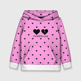 Детская толстовка 3D с принтом Yungblud hearts в городе Новоалтайск, 100% полиэстер | двухслойный капюшон со шнурком для регулировки, мягкие манжеты на рукавах и по низу толстовки, спереди карман-кенгуру с мягким внутренним слоем | 11minutes | anarchist | billie eilish | die for the hype | dominic harrison | edit | fandoms | halsey | kill somebody | polygrapheyes | psychotickids | tinpanboy | yungblud | yungblud army | yungblud art | yungblud edit | yungblud fan | доминик харрис | я