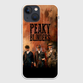 Чехол для iPhone 13 mini с принтом Острые козырьки в городе Новоалтайск,  |  | gin | peaky blinders | shelby | the garrison | альфи соломонс | артур | братья | гаррисон | грейс берджесс | джин | джон | мафия | острые козырьки | сериал | томас | финн | шелби