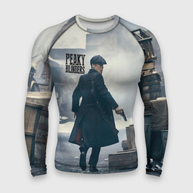 Мужской рашгард 3D с принтом Острые козырьки в городе Новоалтайск,  |  | gin | peaky blinders | shelby | the garrison | альфи соломонс | артур | братья | гаррисон | грейс берджесс | джин | джон | мафия | острые козырьки | сериал | томас | финн | шелби