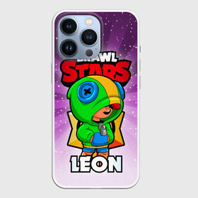 Чехол для iPhone 13 Pro с принтом BRAWL STARS LEON в городе Новоалтайск,  |  | Тематика изображения на принте: brawl stars | brawl stars leon | brawler | leon | бравл старз | бравлер | леон