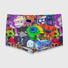 Мужские купальные плавки 3D с принтом BRAWL STARS в городе Новоалтайск, Полиэстер 85%, Спандекс 15% |  | Тематика изображения на принте: 8 bit | 8 бит | brawl stars | brawler | crow | emz | leon | nita | sandy | spike | бравл старз | бравлер | ворон | леон | нита | спайк | сэнди | эмз