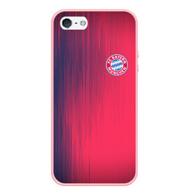 Чехол для iPhone 5/5S матовый с принтом FC Bayern Munchen (Bavaria) в городе Новоалтайск, Силикон | Область печати: задняя сторона чехла, без боковых панелей | fc bayern munchen | бавария | геометрия | спорт | текстура | футбол